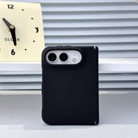 Casing Ponsel Magnetik Silikon untuk iPhone Duo, Penutup Pelindung Anti Benturan Lembut Matte Mendukung Pengisian Daya Nirkabel