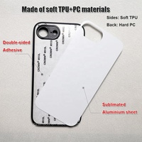 Étuis de téléphone portable de haute qualité 2D 2 en 1 avec plaque d'objectif imprimable pour iPhone 16E 15 14 13 12 Pro Max