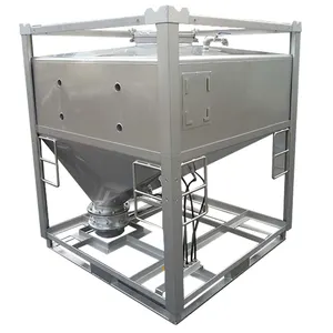 Lebensmittel qualität Edelstahl IBC Tank Liter Edelstahl Lagerung IBC Totes Tank