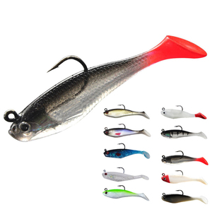 Fabrika doğrudan satış Burst 8Cm 9.5G yumuşak yem paketi kurşun balık T kuyruk yem mandalina balık levrek - Product Image 1