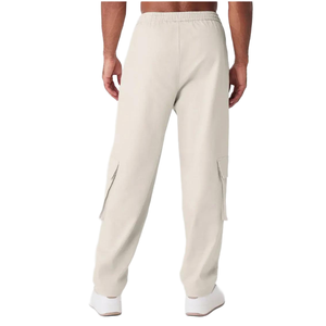 Venta caliente logotipo personalizado 75% algodón 11% poliéster 11% rayón 3% spandex pantalones de hombre DE DOBLE TEJIDO monos - Product Image 2