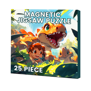 Livre de <span class=keywords><strong>puzzle</strong></span> en papier éducatif pour enfants, personnalisé, écologique, avec carte du monde en dessin animé magnétique - Product Image 2