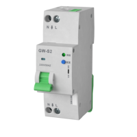 Disjoncteur miniature intelligent basse tension 230V avec protection contre les courts-circuits, certifié CE, PA66 IP65, GW-S2