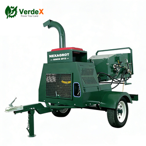 Broyeur à <span class=keywords><strong>bois</strong></span> diesel professionnel NEXAGROT 15HP monté sur remorque - Product Image 1