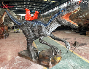 Dinosaure télécommandé en silicone de haute qualité pour les enfants à monter sur le parc d'attractions du parc à thème - Product Image 6