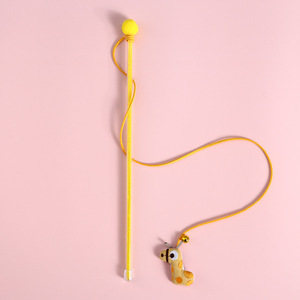 Funny <b>Cat</b> Teaser Sticks with Unicorns and Bears Plastic Pet <b>Plush</b> Bell and Tassel Ball Interactive Movement Toy for Pets - Product Image 3