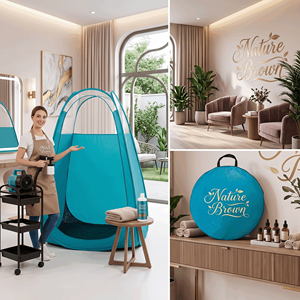 Tente de bronzage par pulvérisation de haute qualité, pliable, avec sac de transport pour esthéticienne mobile - Product Image 5