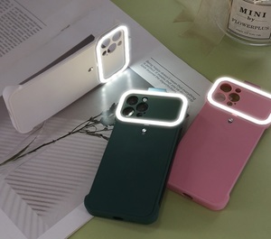 <span class=keywords><strong>Coque</strong></span> de téléphone apple en silicone <span class=keywords><strong>Rechargeable</strong></span>, pour <span class=keywords><strong>iPhone</strong></span> <span class=keywords><strong>12</strong></span>, avec anneau pour Selfie, Flash de remplissage - Product Image 5