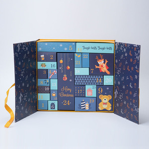 Caja <span class=keywords><strong>de</strong></span> Regalo Navideña Misteriosa Personalizada, Caja <span class=keywords><strong>de</strong></span> Regalo <span class=keywords><strong>de</strong></span> Adviento con <span class=keywords><strong>Calendario</strong></span> <span class=keywords><strong>de</strong></span> Cuenta Regresiva <span class=keywords><strong>de</strong></span> 24 Días, Empaque Magnético <span class=keywords><strong>de</strong></span> Lujo para <span class=keywords><strong>Maquillaje</strong></span> - Product Image 2