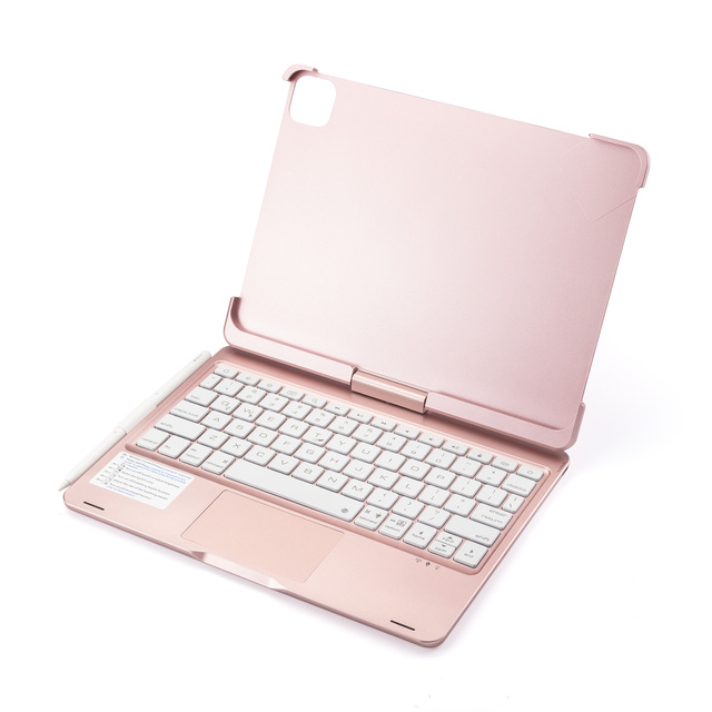 Tablet Keyboard Pencil Holder Backlit Blue Tooth Wireless Keyboard Case for iPad 9th 10.2 Inch