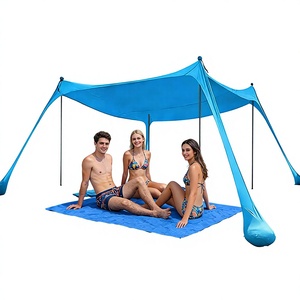 Auvent de plage, parasol 3000 mm, abri imperméable, abri solaire, pêche en plein air, tente de camping multifonctionnelle portable - Product Image 1