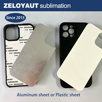 Sarung ponsel sublimasi TPU + PC untuk iphone, semua model tekan panas lembar plastik PET kosong pengisian nirkabel penutup ponsel tersedia