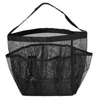 Trousse de Toilette de Voyage Personnalisable à Séchage Rapide et Durable, Sac de Maquillage Transparent, Sac de Douche Pliable en Maille à Suspendre, Grand Panier de Douche Portable