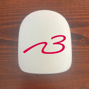 Logotipo personalizado TV Mark Mic parabrisas <span class=keywords><strong>RODE</strong></span> inalámbrico <span class=keywords><strong>GO</strong></span> <span class=keywords><strong>II</strong></span> XLR entrevista micrófono tapa filtro esponja impresión cubierta micrófono parabrisas - Product Image 1
