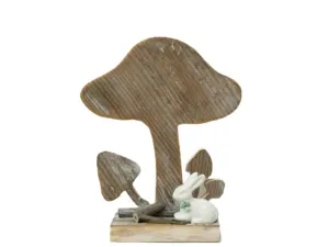 Пасхальный деревянный кролик деревянные декоративные украшения для домашнего декора