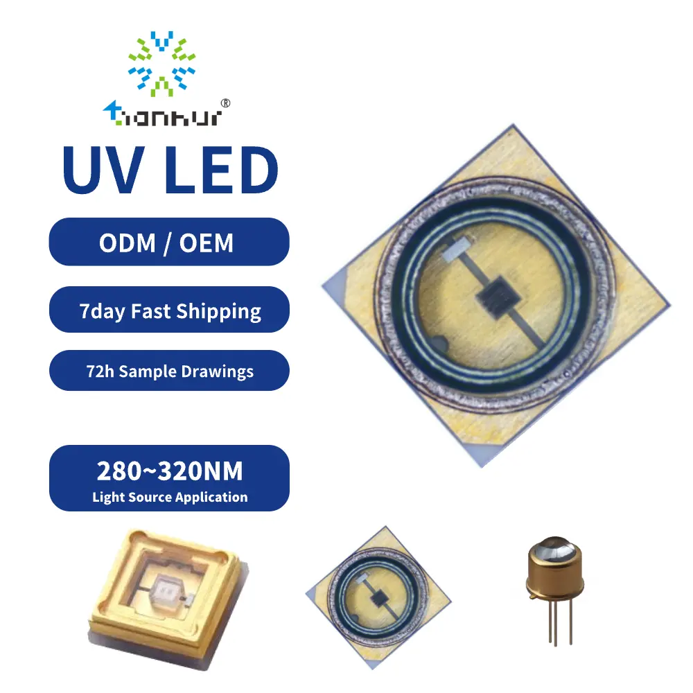 255nm UV LED su arıtma UVB LED