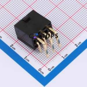 HC-5557-2*3AW-B-GP-05 Wire-to-Board Pin Header Bent Lead Through Hole,P=4.2mm 2x3P 4.2mm Right Angle Insert Mini-Fit (MX 4.2) - Product Image 2