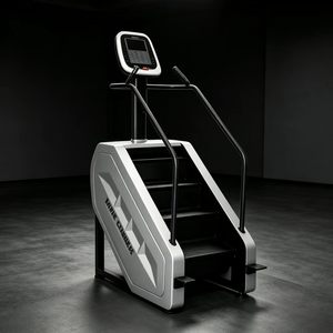 Escaladora Comercial Blanca con Estructura de Absorción de Impactos para Estudio de Fitness Privado o Boutique - Product Image 2
