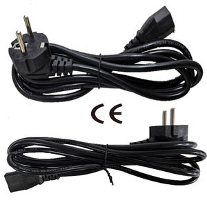 Câble d'alimentation EU vers C13 avec PDU IEC Schuko rond 3 broches 4,8 mm mâle CEE, cordon d'alimentation en cuivre pour ordinateur et appareils électroménagers - Product Image 5