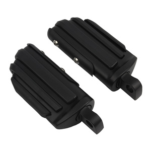 Zuqing – pédales avant et arrière pour moto, en alliage d'aluminium, électroplaqué noir, pour Harley X48 XL883 1200 Dyna Road King Fat Boy - Product Image 5
