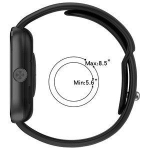Bracelet de montre en silicone Upro pour Redmi Watch 6/4 Xiaomi Band 9/8 Pro, bracelet de remplacement sportif respirant pour montre connectée - Product Image 4