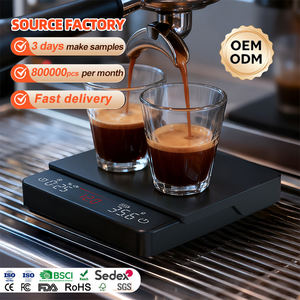 टाइमर धातु रसोई अनुपात के साथ कॉफी स्केल रिचार्जेबल मशीन सिलिकॉन व्हाइटबर्ड सफेद 2 किलोग्राम छोटी लाइन कॉफी स्केल - Product Image 2