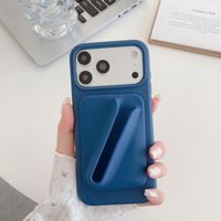 Étui de téléphone antichoc en silicone liquide de luxe avec support magnétique puissant pour gloss, compatible iPhone 18 17 16 15 14 13 12 Pro Max