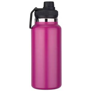 Botella Deportiva de Gran Capacidad, Ecológica, de 32 oz, con Tapa Serigrafiada, Recubrimiento en Polvo, Doble Pared, Aislamiento al Vacío de Acero Inoxidable - Product Image 5