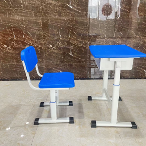 Conjunto de Muebles Escolares Modernos y Duraderos, Escritorio y Silla para Estudiantes de Secundaria, Proveedor de Muebles Escolares - Product Image 6