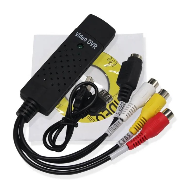 1 Channel Vhs Player Record USB 2.0 Video and Audio Capture Card Supply AV Grabber/captureEasycaP