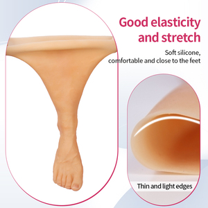 Nouveau Produit OEM/ODM : Couvre-Pied Artificiel en Silicone pour Prothèse Pseudo-Féminine, Cache-Cicatrice Transgenre - Product Image 3