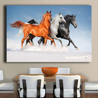 Peinture Diamant 5D DIY Ever Moment, Motif Cheval, Mosaïque Complète Carrée, Broderie Diamant Point de Croix, Décoration S2F1077