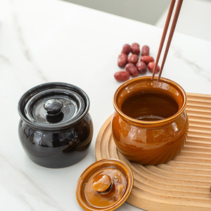 Pot en <span class=keywords><strong>terre</strong></span> <span class=keywords><strong>cuite</strong></span>, pot à soupe, pot à mijoter, pot à ragoût résistant à l'<span class=keywords><strong>eau</strong></span>, pot à soupe avec couvercle, bol en <span class=keywords><strong>terre</strong></span> <span class=keywords><strong>cuite</strong></span> résistant à la chaleur, pot en céramique - Product Image 2