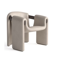 Fauteuil de loisirs moderne de style italien en bois, mobilier multifonctionnel pour salon, chambre, hôtel, maison d'hôtes
