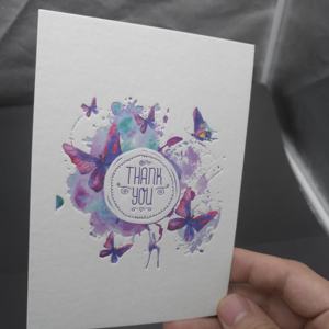 يتوهم خاص ورق منسوج مخصص الذهب احباط بطاقة عيد ميلاد/شكرا لك بطاقة/بطاقات المعايدة - Product Image 4