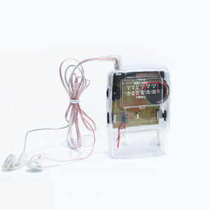 Transparent AM FM Pocket Radio Plastic High Sensitive Factory Earphone Antenna Portable <b>Mini</b> Radio With Belt Clip Home Outdoor - Product Image 1