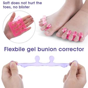 Herramienta <span class=keywords><strong>para</strong></span> salón de uñas, <span class=keywords><strong>separadores</strong></span> de <span class=keywords><strong>dedos</strong></span> de pedicura de <span class=keywords><strong>silicona</strong></span> suave, alisadores de <span class=keywords><strong>pies</strong></span> reutilizables, separador de <span class=keywords><strong>dedos</strong></span> - Product Image 4