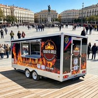 Camion de restauration mobile 20 pieds : camion à pizza, barbecue, café, crème glacée, personnalisable