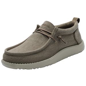 Vente en gros de mocassins décontractés pour la conduite de bateaux pour hommes <span class=keywords><strong>tissu</strong></span> personnalisé sans lacet en toile <span class=keywords><strong>tissu</strong></span> en maille EVA pour usage extérieur intérieur été printemps - Product Image 2