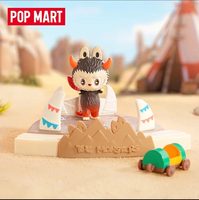 Vente en gros – Figurine de scène 100 % authentique Pop Mart Labubu Game Series Macaron Blind Box
