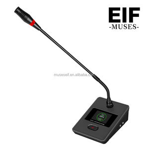 ไมโครโฟนประชุมแบบมีสาย, ไมโครโฟนคอนเดนเซอร์แบบเฉพาะสำหรับหน่วยผู้แทน, หน่วยประธาน, และห้องประชุม - Product Image 1