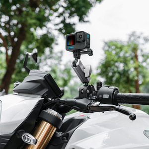 Adaptateur de montage pour vélo et moto en alliage d'aluminium de luxe HONGDAK pour <span class=keywords><strong>GoPro</strong></span> Insta 360 DJI Action Camera Holder Mount - Product Image 5