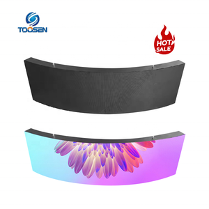 شاشة LED مرنة منحنية ملونة بالكامل للإعلانات الرقمية مع فيديو P1.2 P1.5 P1.8 P2 P2.5 شاشة عرض LED مرنة ذات وجهين - Product Image 4