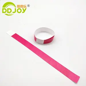 14 Mix Colors Solid NEW Color 3/4 Inch Tyvek Wristbands With Series Numbers ID Wristbands For Party Events