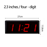 Horloge murale numérique à grand écran avec synchronisation horaire sans fil par satellite GPS, CDMA, NTP, réseau WIFI, assistance horloge