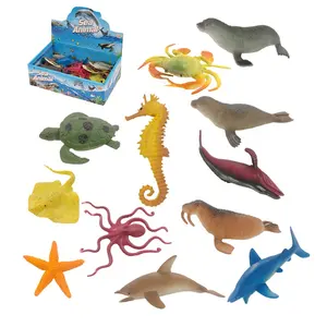 Обучающий инструмент из ПВХ, игрушки для морской жизни, пластиковые морские животные