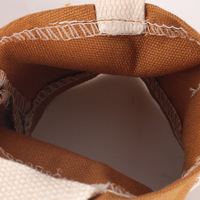 Manchon de tasse à café personnalisé en toile de coton, sac d'emballage réutilisable écologique, vente en gros, fabricant OEM