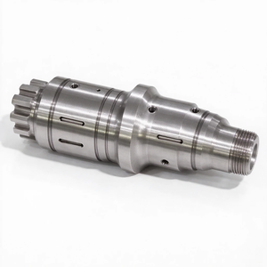 Arbre de transmission excentrique CNC sur mesure, arbre multi-étages en laiton avec trous de perçage croisé, arbre rotatif de précision pour machines - Product Image 4