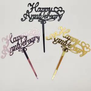 Toppers <span class=keywords><strong>per</strong></span> torta di compleanno personalizzati personalizzati <span class=keywords><strong>per</strong></span> la festa nuziale - Product Image 1