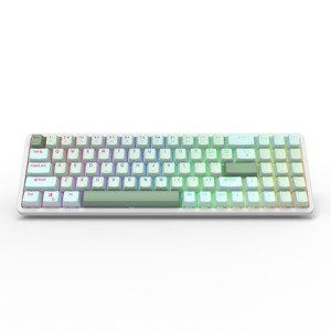 Teclado mecánico para juegos retroiluminado Multicolor de 79 teclas personalizado de fábrica con cable intercambiable en caliente + 2,4G + BT 3 modos 78 teclas estándar - Product Image 5